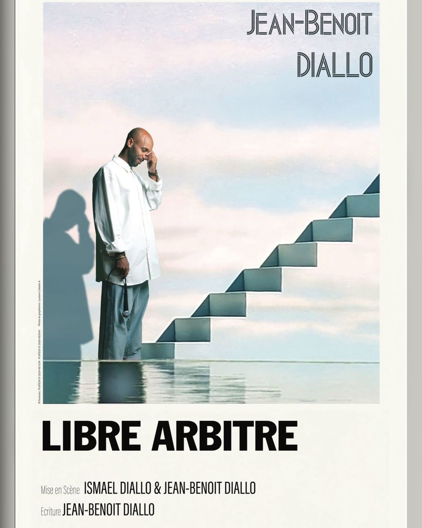 Cartel de Jean-Benoît Diallo - Libre Arbitre - Gira