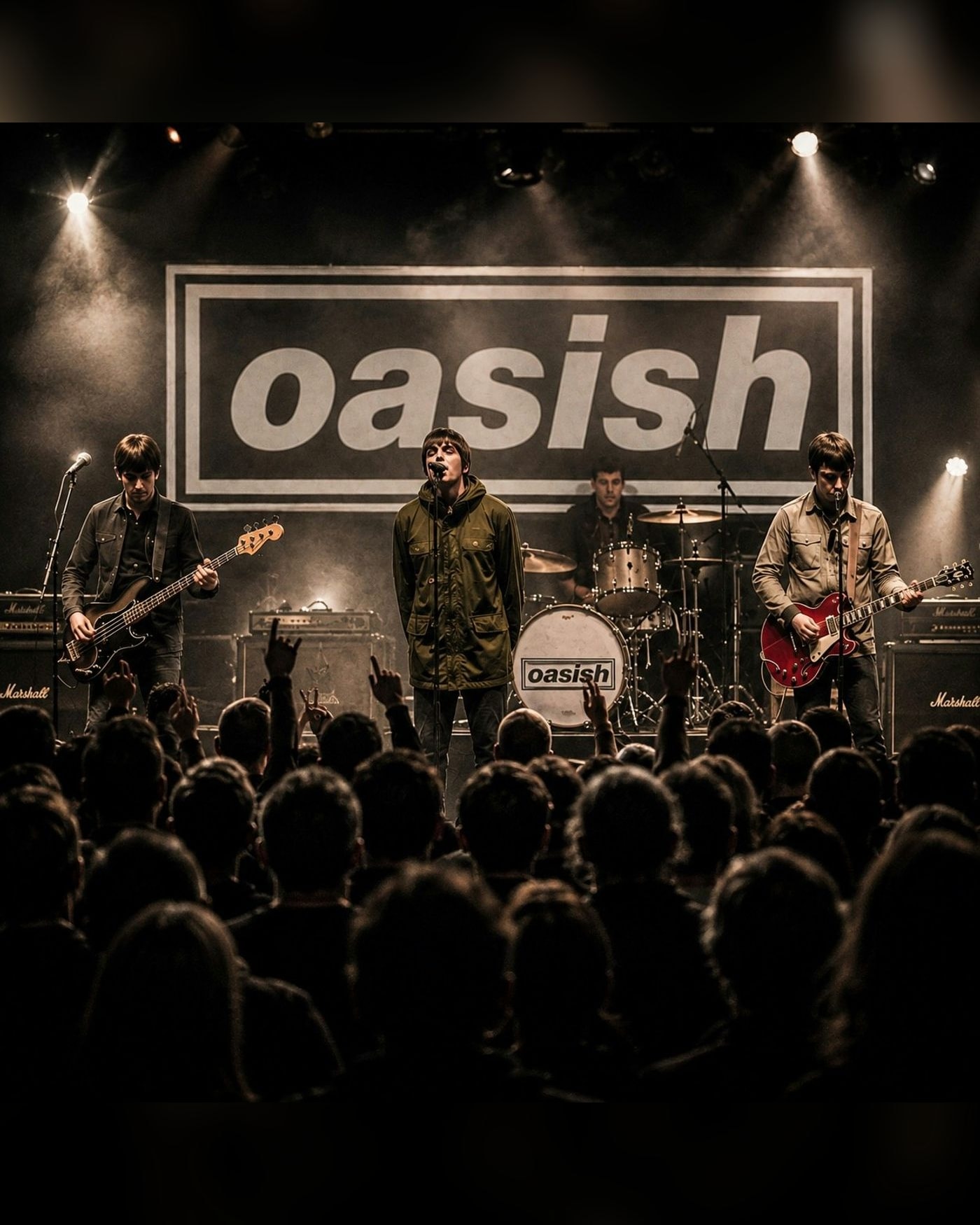 Affiche du Konzert Oasish – Uk’s No.1 & Award-Winning Oasis Tribute, Basing House