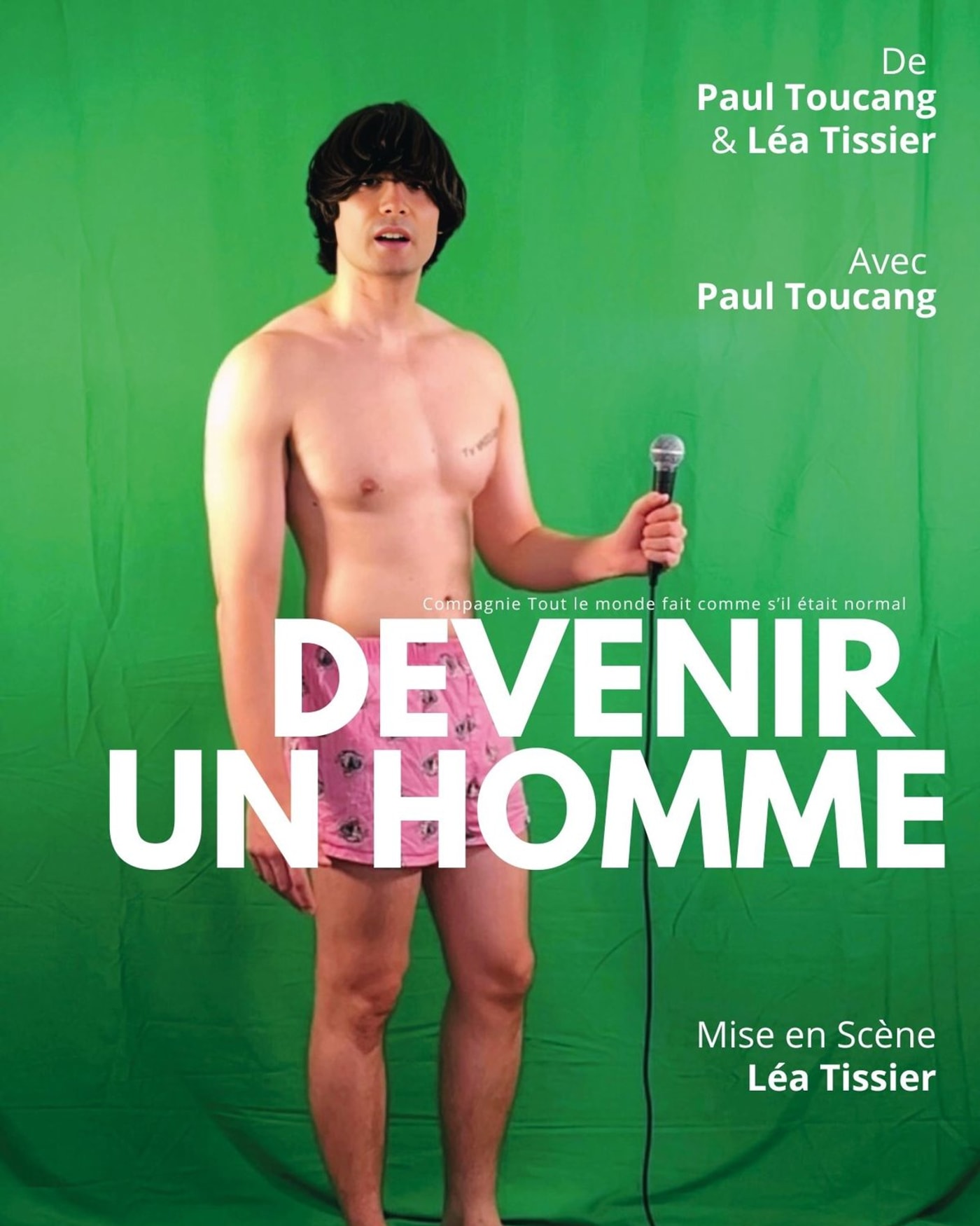 Cartel del espectáculo Paul Toucang - Archiver la Nuit, Le Solo