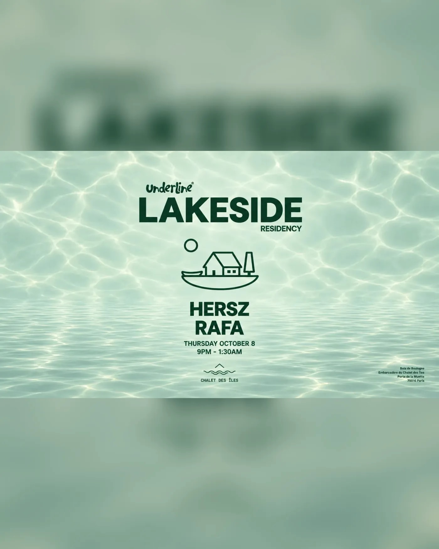 Affiche du Konzert Lakeside Residency With Hersz & Rafa, Le Chalet des Îles