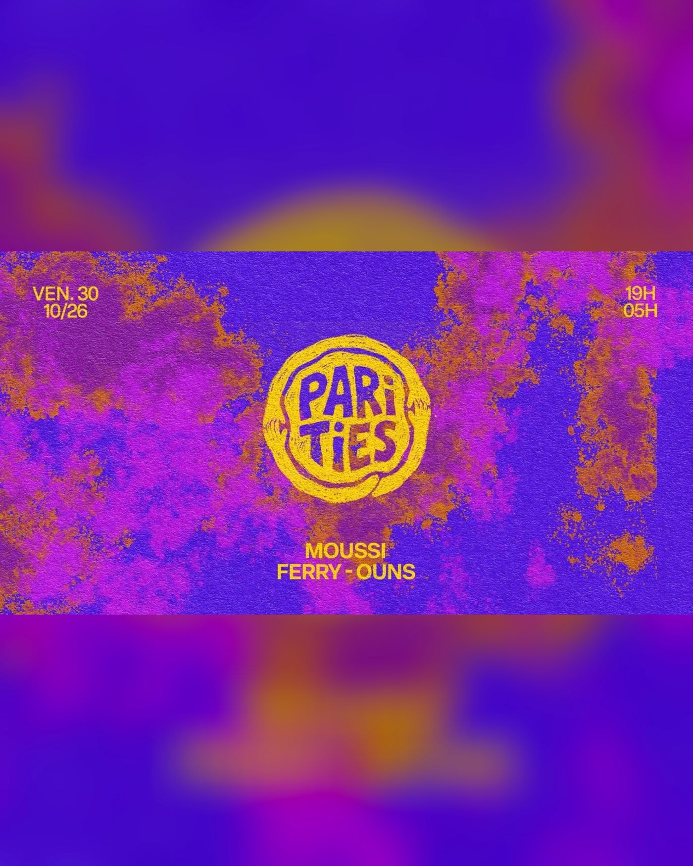 Affiche du Konzert Parities, Panic Room