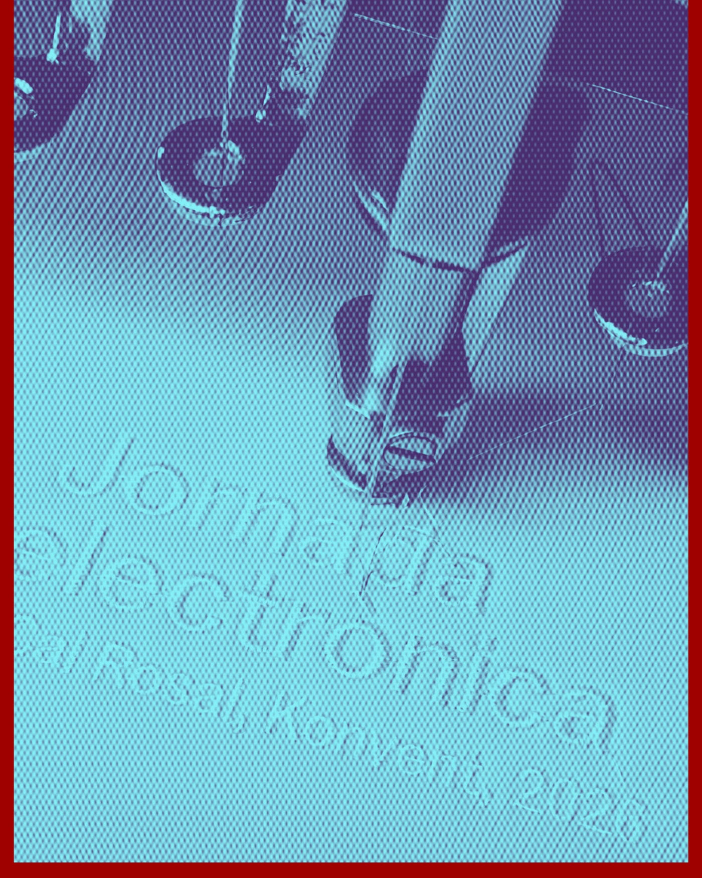 Cartel del concierto Jornada Electrònica, Konvent de Cal Rosal