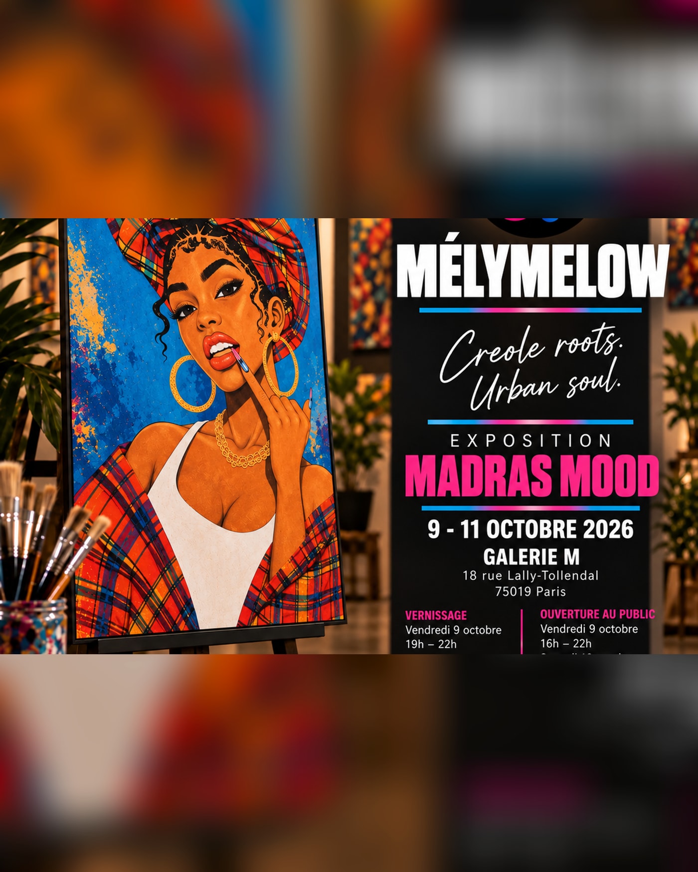 Imagen de la exposición Madras Mood, Galerie M