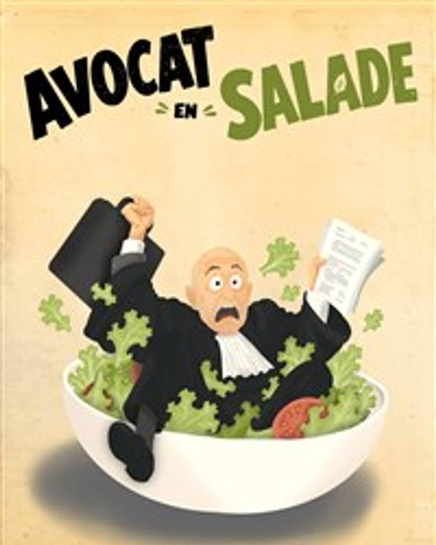Affiche de l’Aufführung Avocat en salade, Théo Théâtre - Salle Plomberie