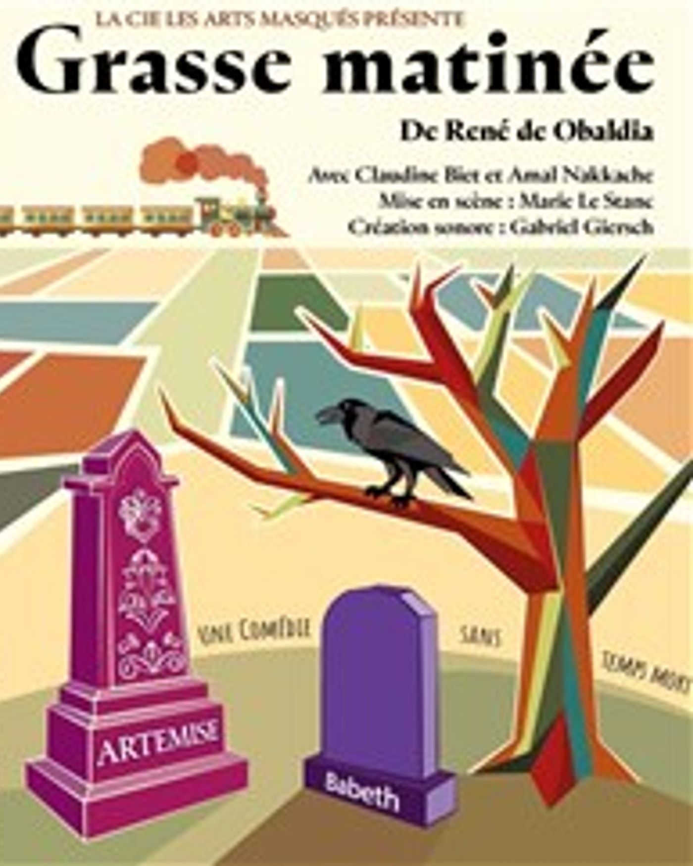 Affiche de l’Aufführung Grasse matinée, Théâtre Albert Caillou