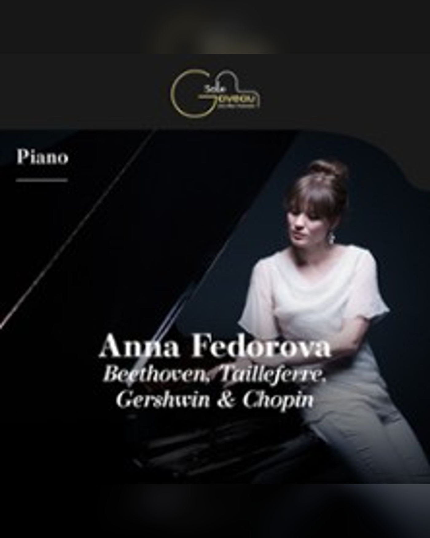 Affiche du Konzert Anna Fedorova - Piano, Salle Gaveau