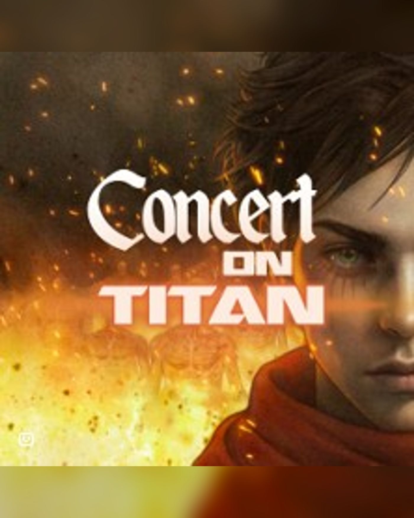 Plakat Concert on Titan