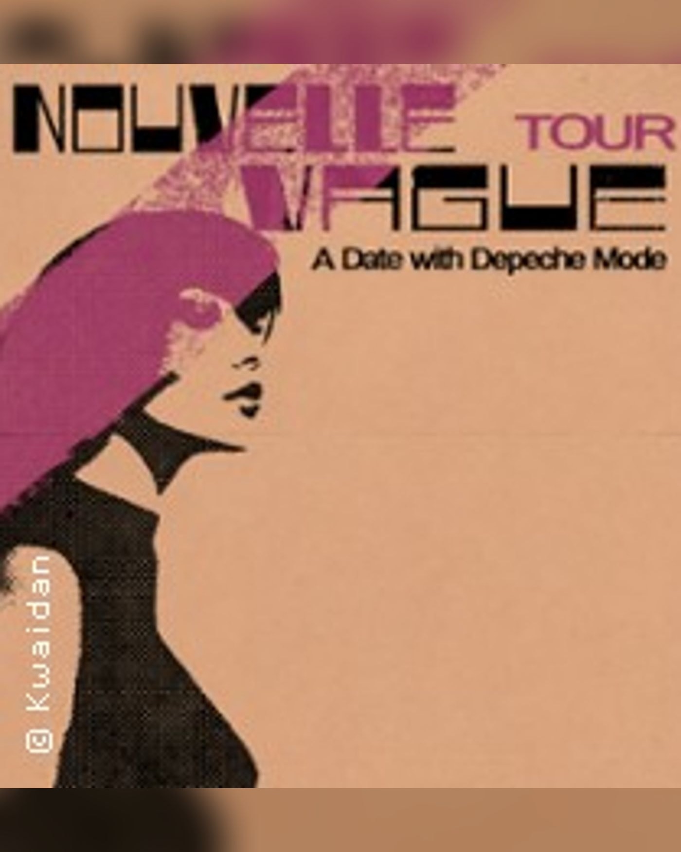 Affiche du concert Nouvelle Vague, La Cigale