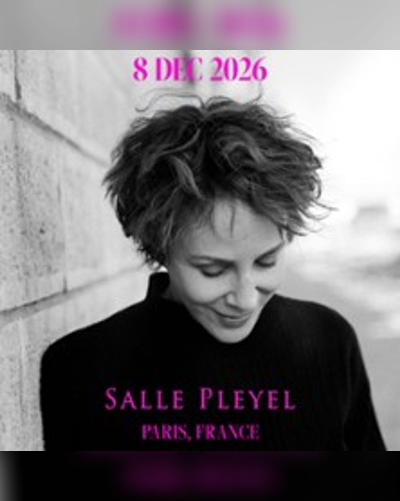 Affiche du concerto Stacey Kent - Tournée, Salle Pleyel