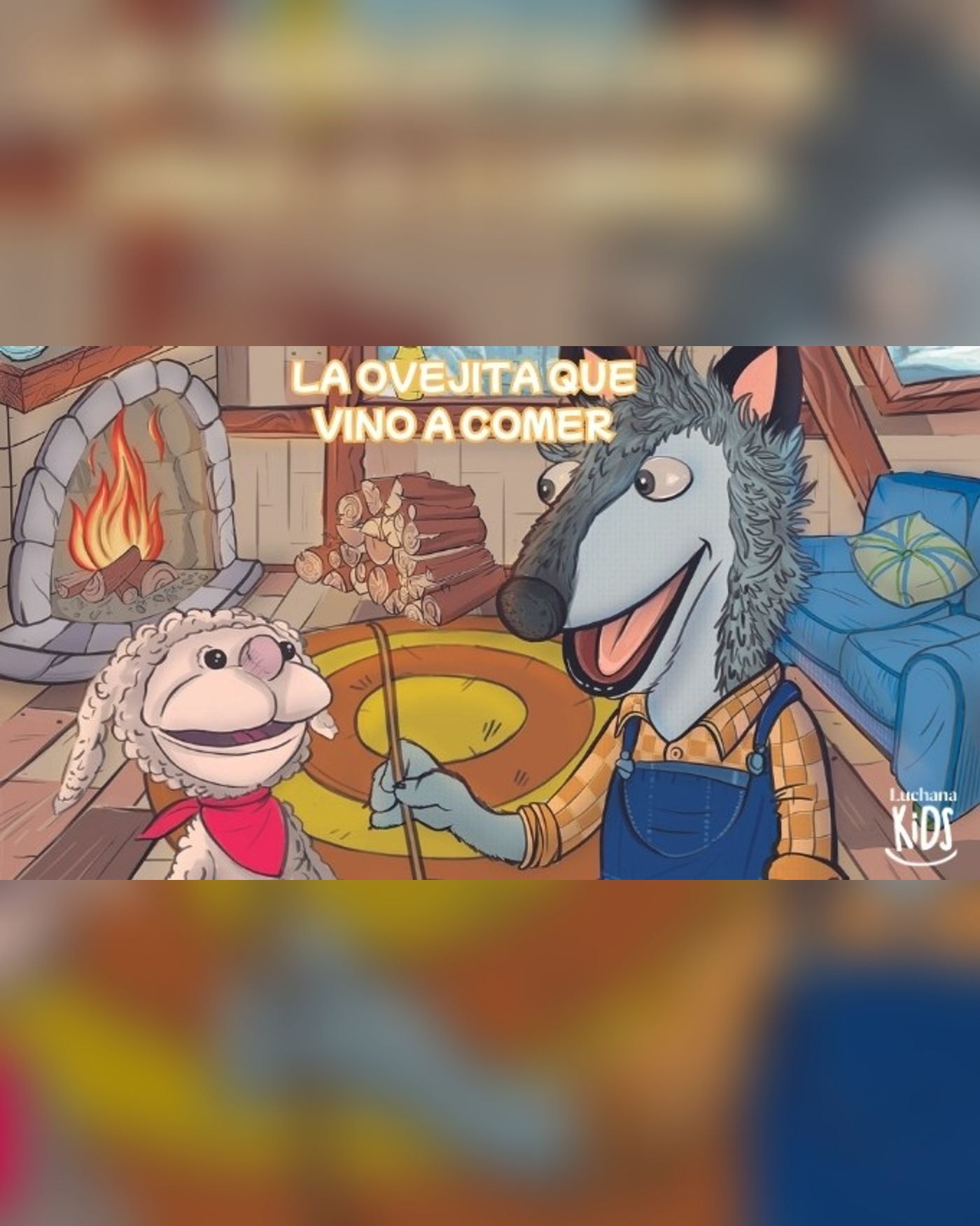 Poster for the show La Ovejita Que Vino a Comer, Teatros Luchana