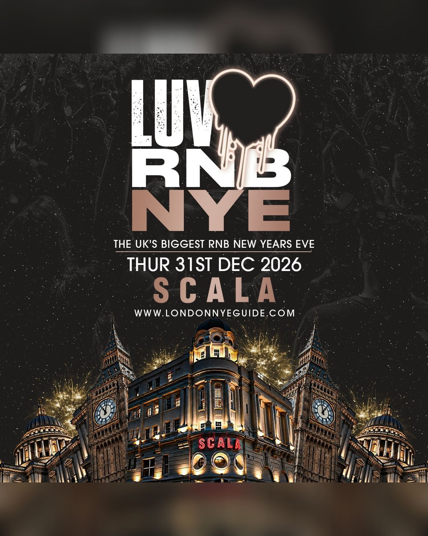 Picture for the outing LUV RnB New Years Eve, Scala