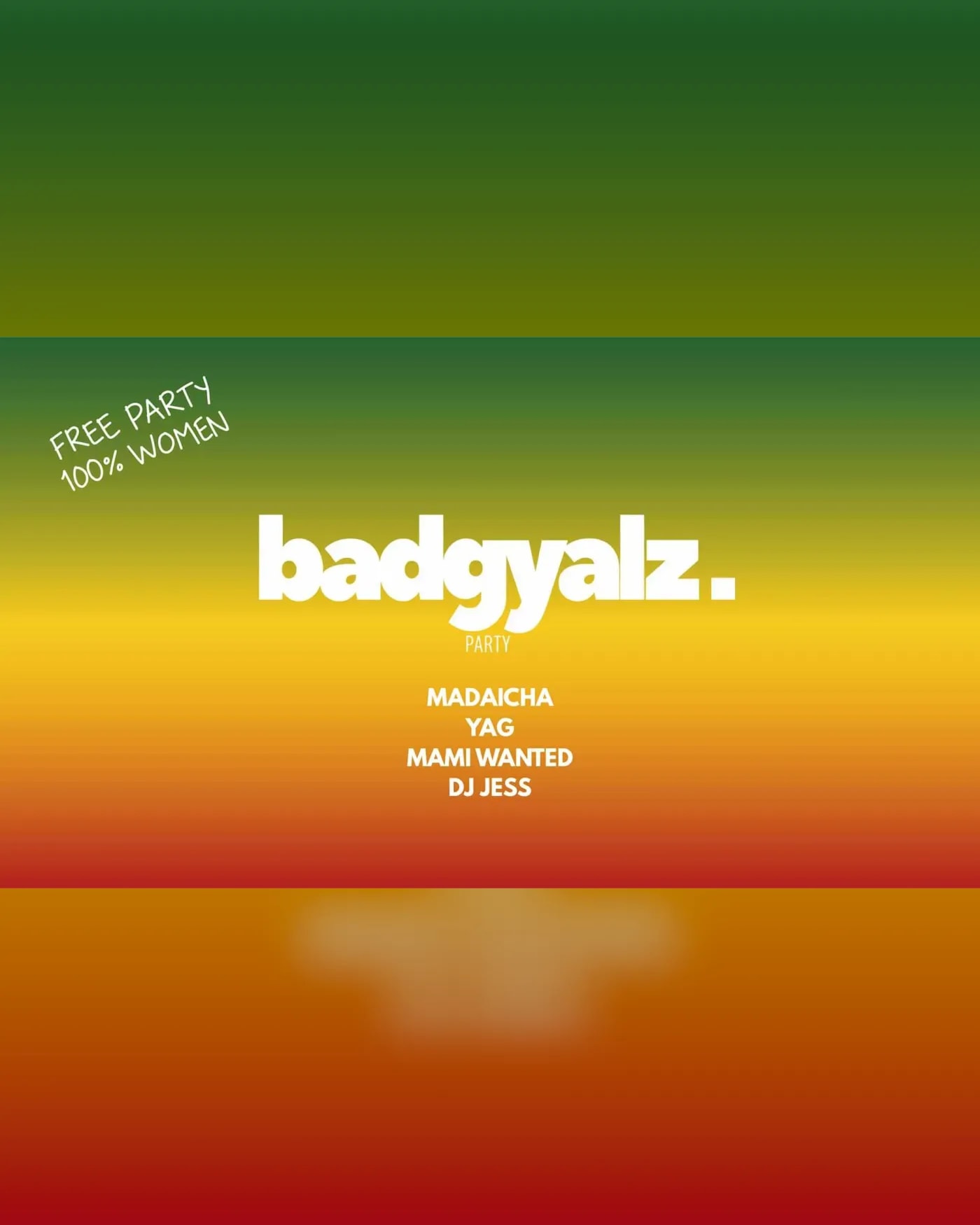 Affiche du concerto Badgyalz Party — 1st Edition, Le Rexy