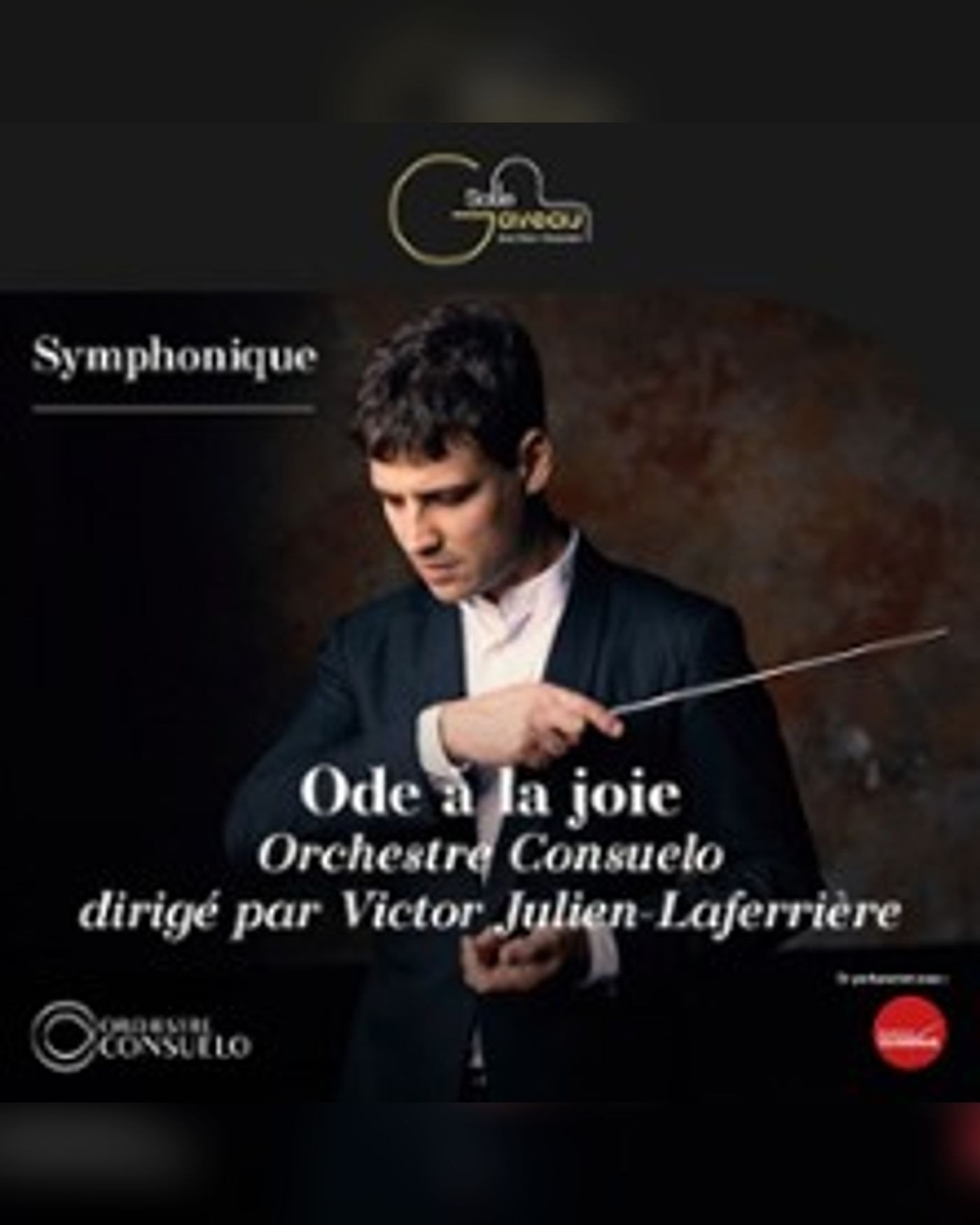 Poster for the concert Ôde, Salle Gaveau