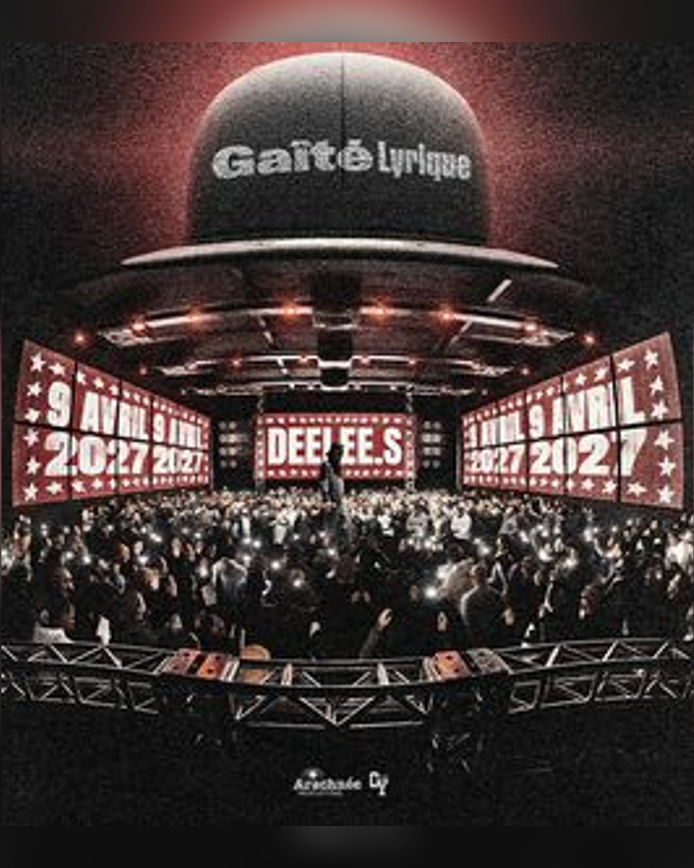 Affiche du concerto Deelee's, La Gaîté Lyrique