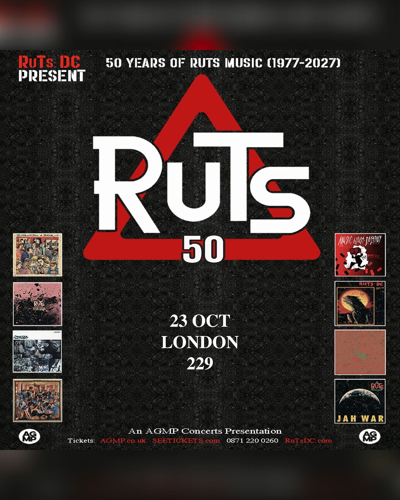 Affiche du concert The Ruts, 229