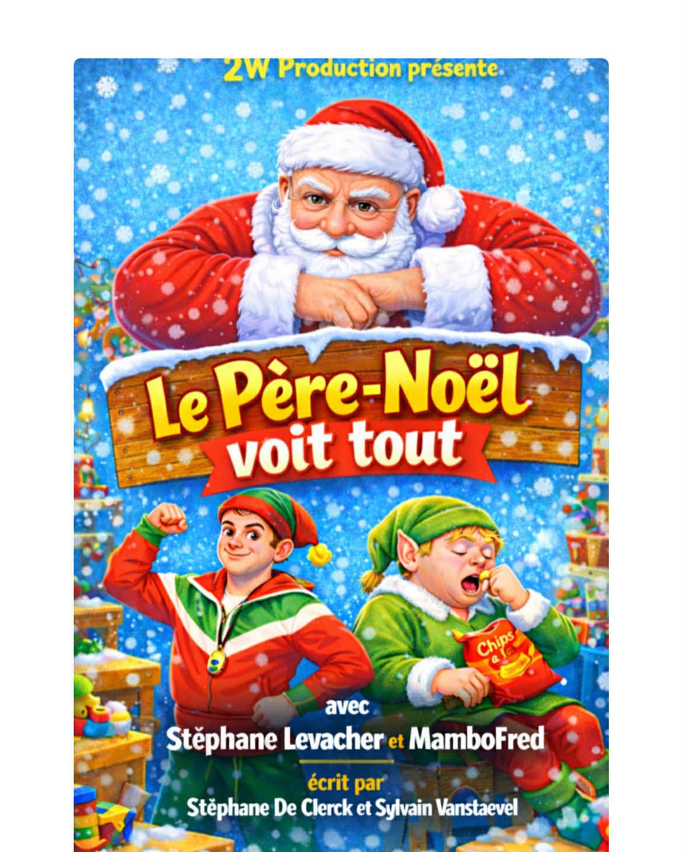 Affiche du voorstelling Le Père-Noël voit tout, Le Spotlight
