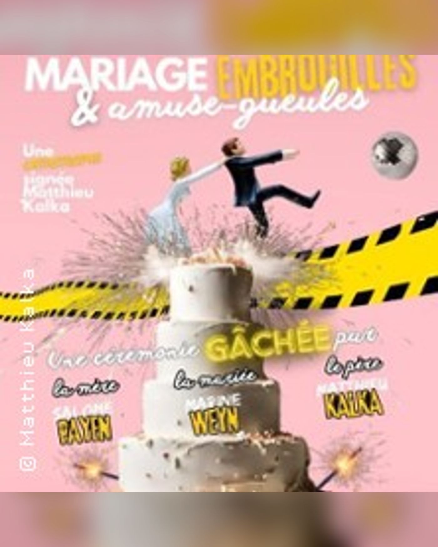 Affiche du spettacolo Mariage Embrouille & Amuse-Gueules (Tournée), Espace Prévert - Scène du Monde