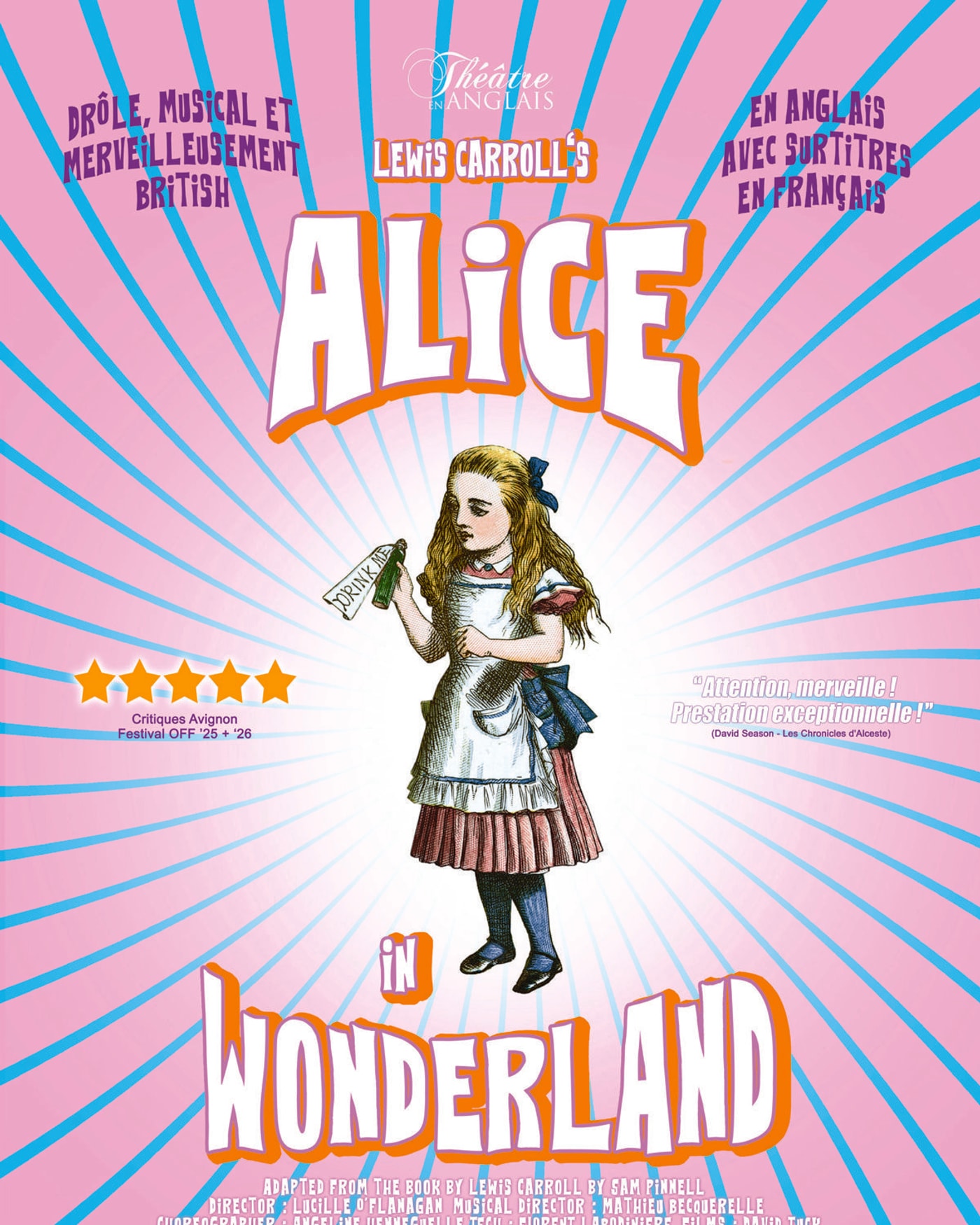 Paris Activitis Alice in Wonderland à l’Apollo Théâtre - Salle 360, Paris