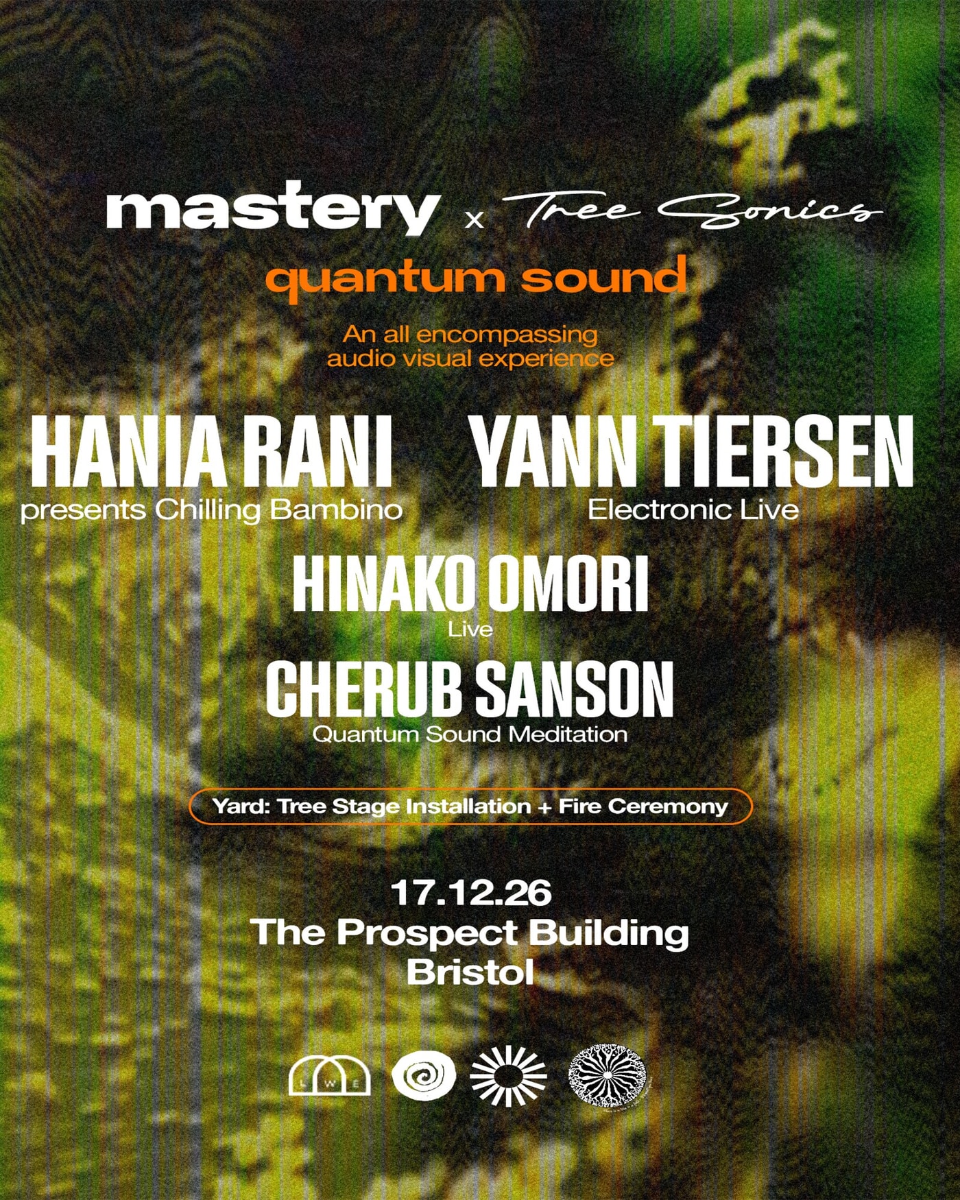 Affiche du concerto Mastery x Tree Sonics present Quantum Sound Winter Solstice, The Prospect Building