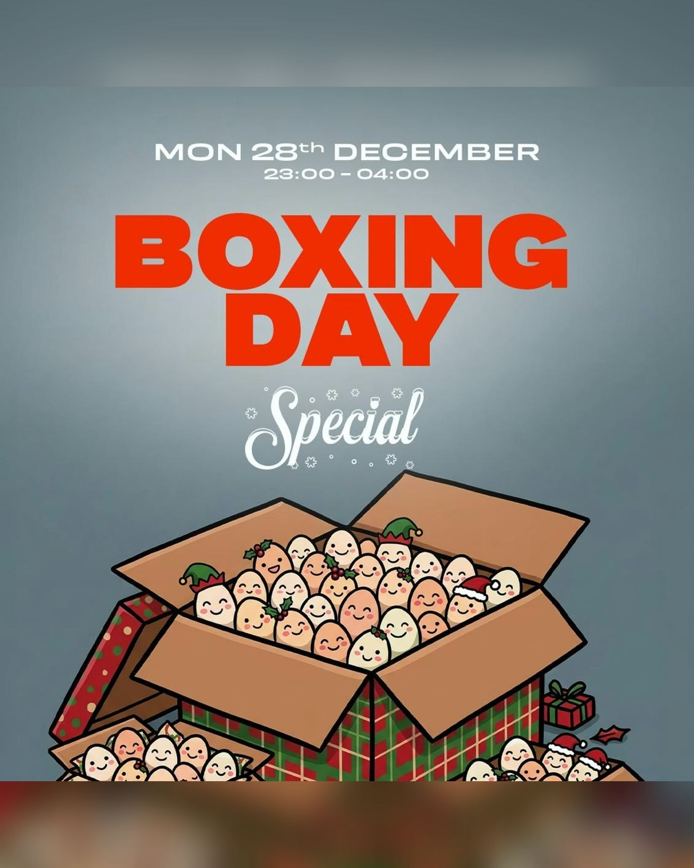 Poster for the concert Boxing Day Special (Bank Holiday Monday) Free Tixs, Egg LDN