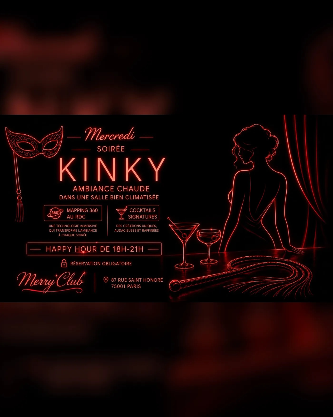 Affiche du Konzert Deux Étages, Deux Univers, Merry Club