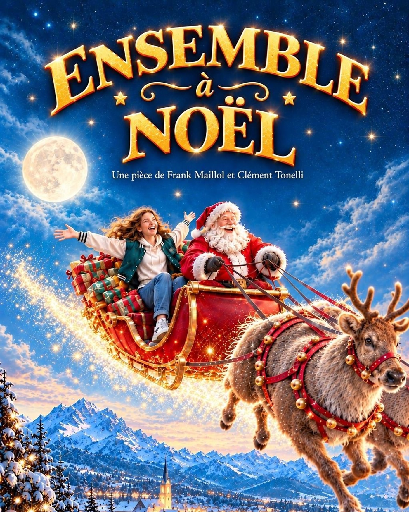 Cartel del espectáculo Ensemble à Noël, Théâtre Le Passage vers les Étoiles
