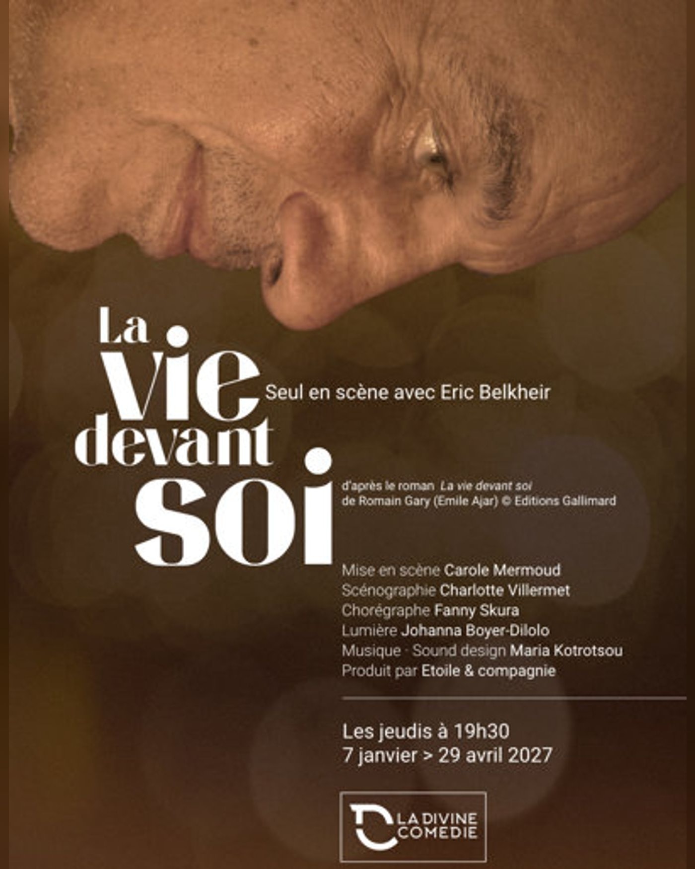 Cartel del espectáculo La vie devant soi, La Divine Comedie - Salle 1