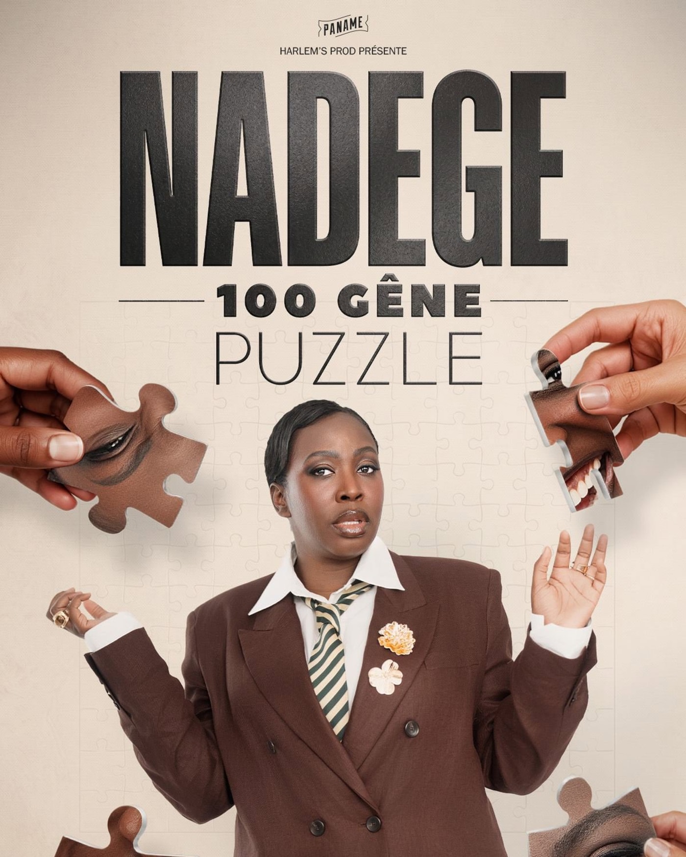 Cartel de Nadège 100 Gêne - Puzzle