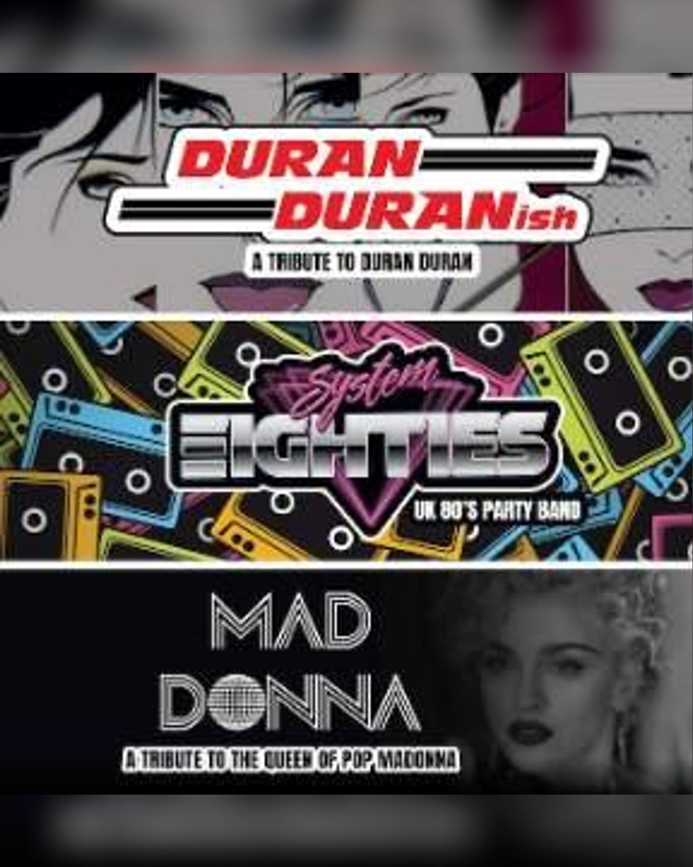 Affiche du concert System 80s, Alexander's Live