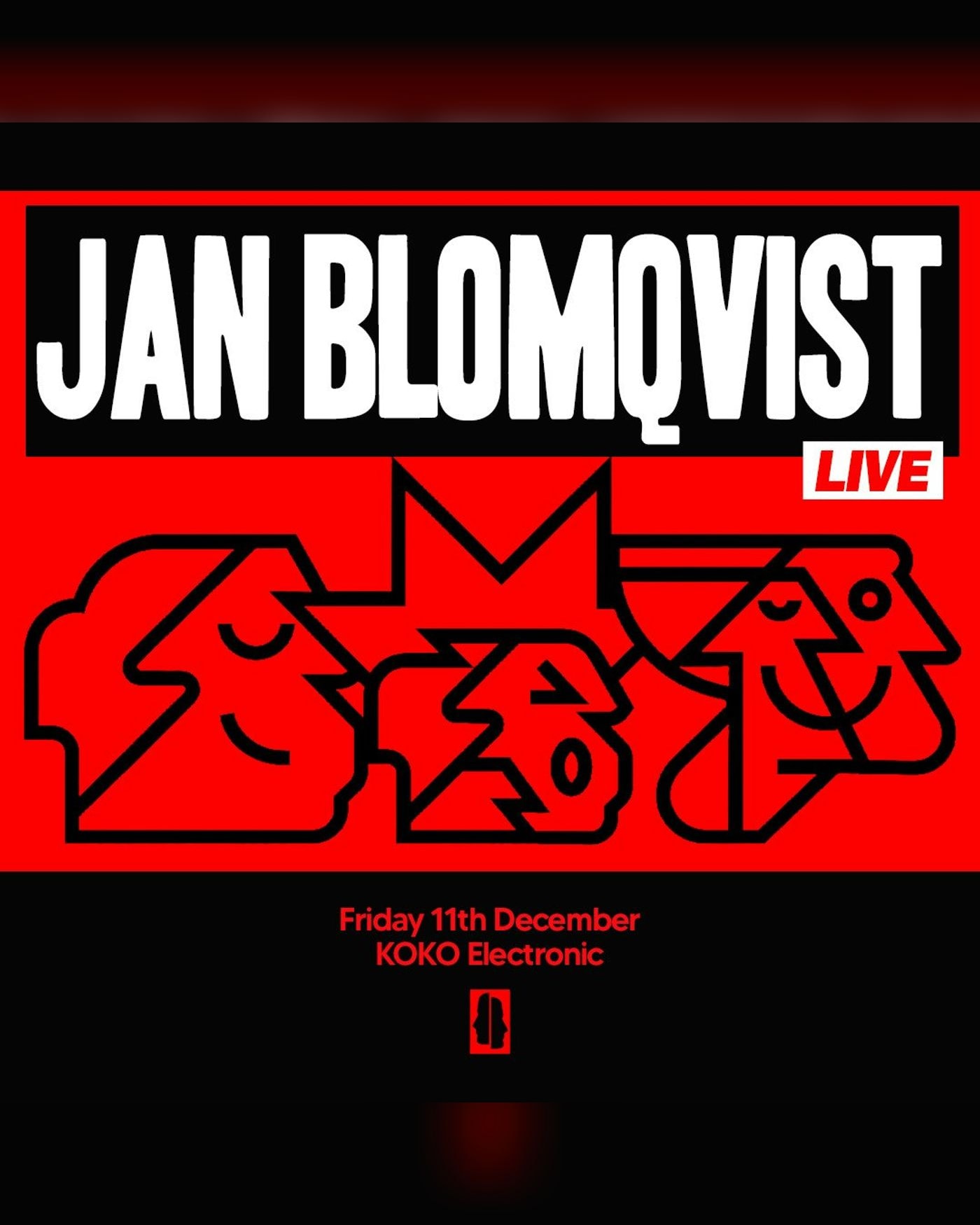 Poster for the concert KOKO Electronic: Jan Blomqvist (live)