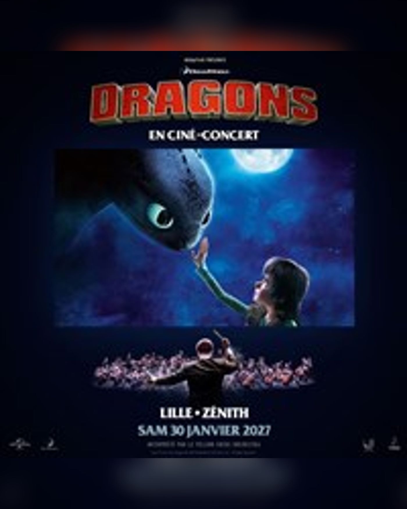 Plakat Dragons in Konzertkino