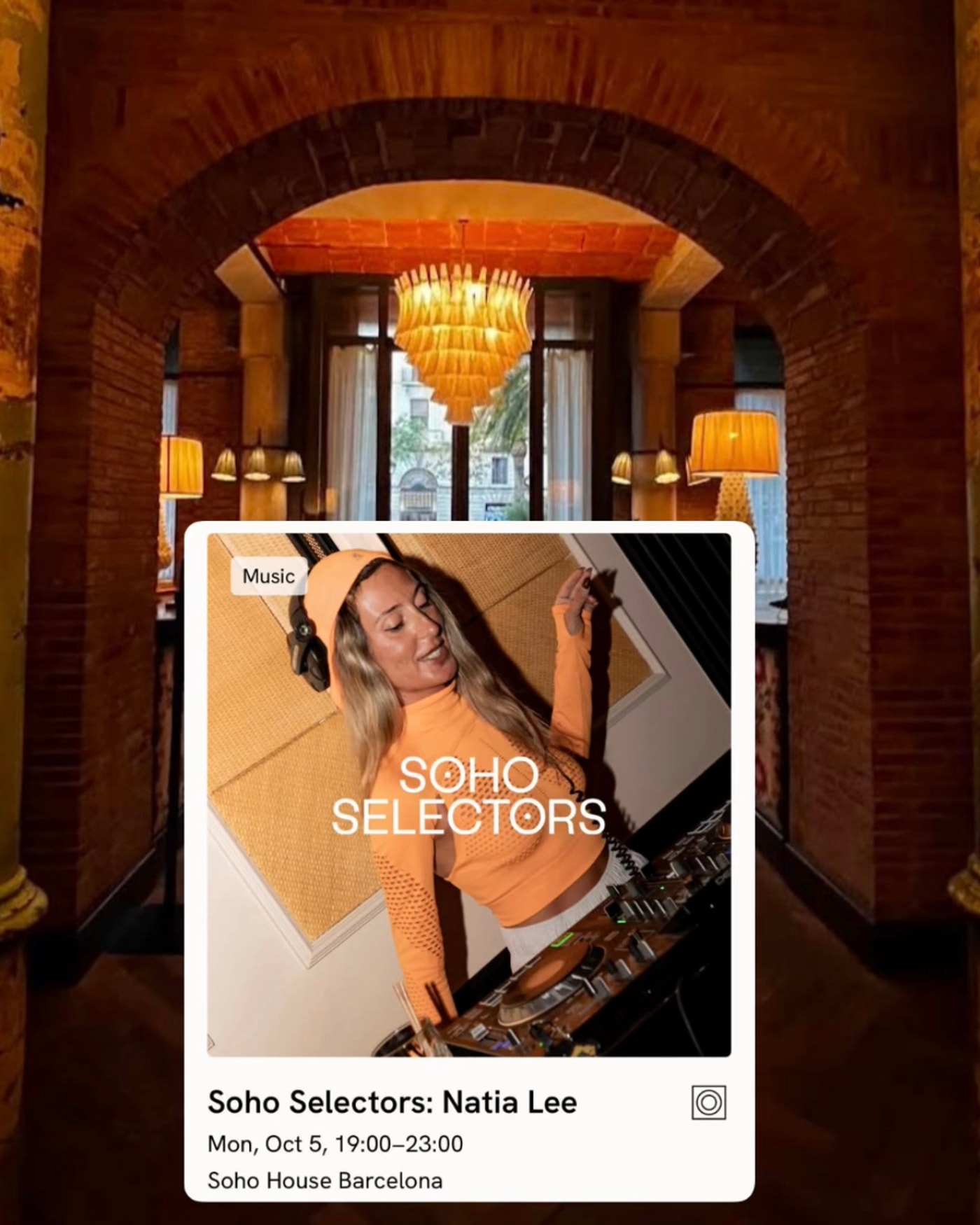 Cartel del concierto Who said October has to be spooky, Soho House Barcelona