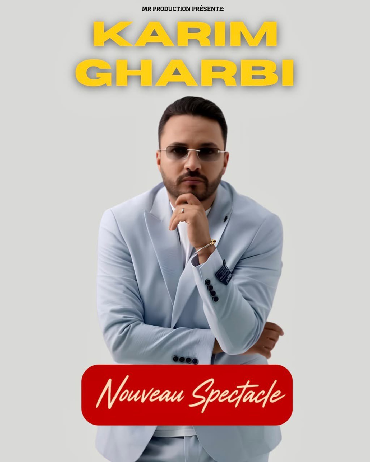 Cartel del espectáculo Karim Gharbi, La Comedie de Toulouse