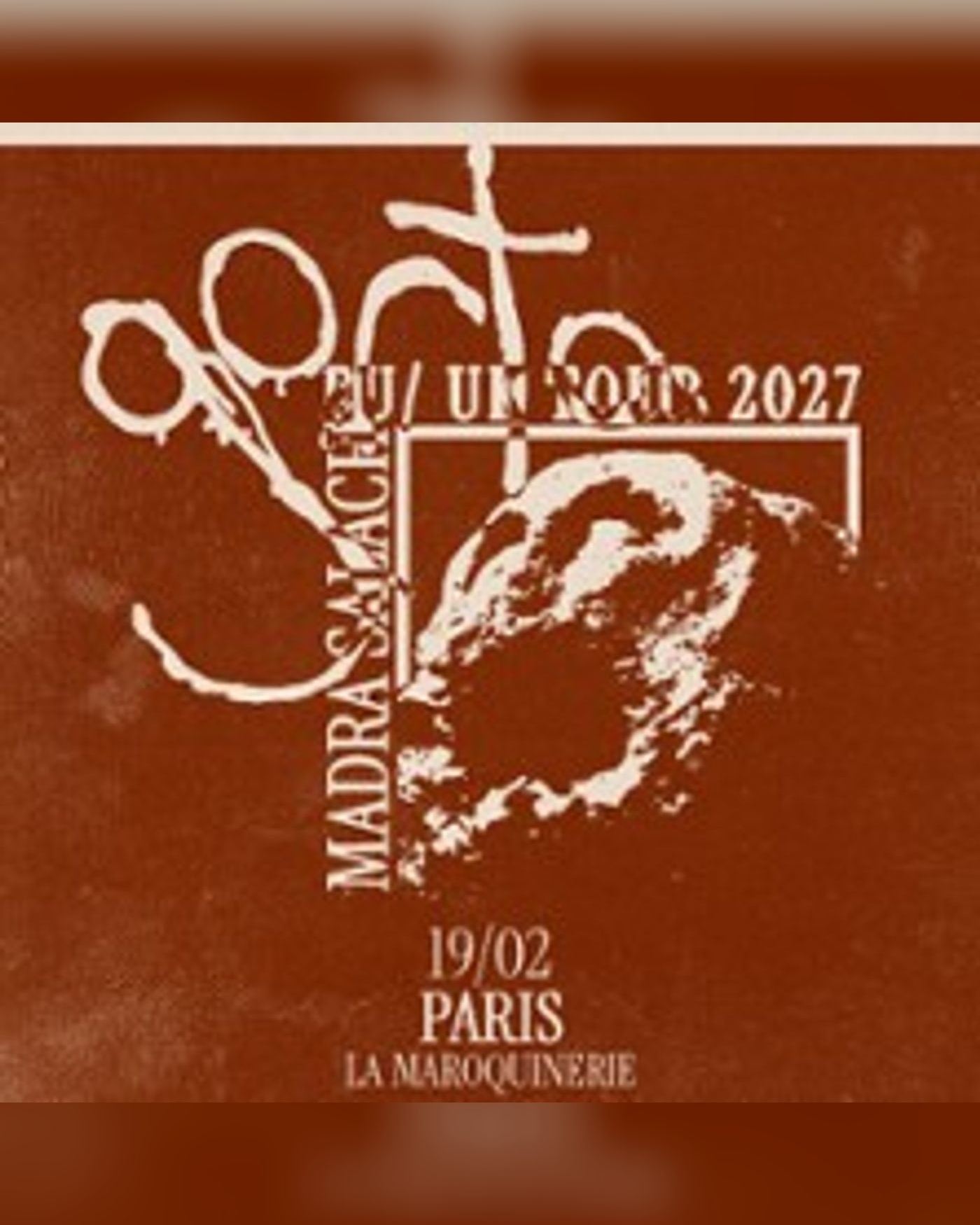 Affiche du concert Madra Salach, La Maroquinerie