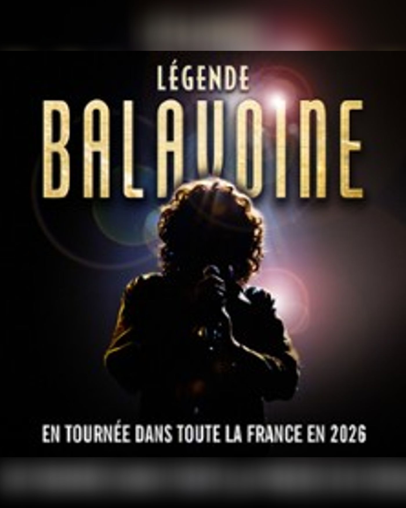 Affiche Légende Balavoine - Tournée