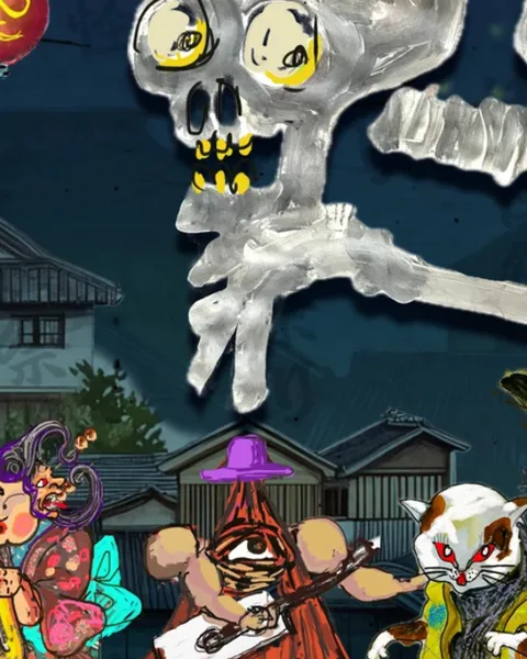 Affiche du concert gratuit : Halloween // Festival Yōkai Matsuri - Le Grand Rituel Final