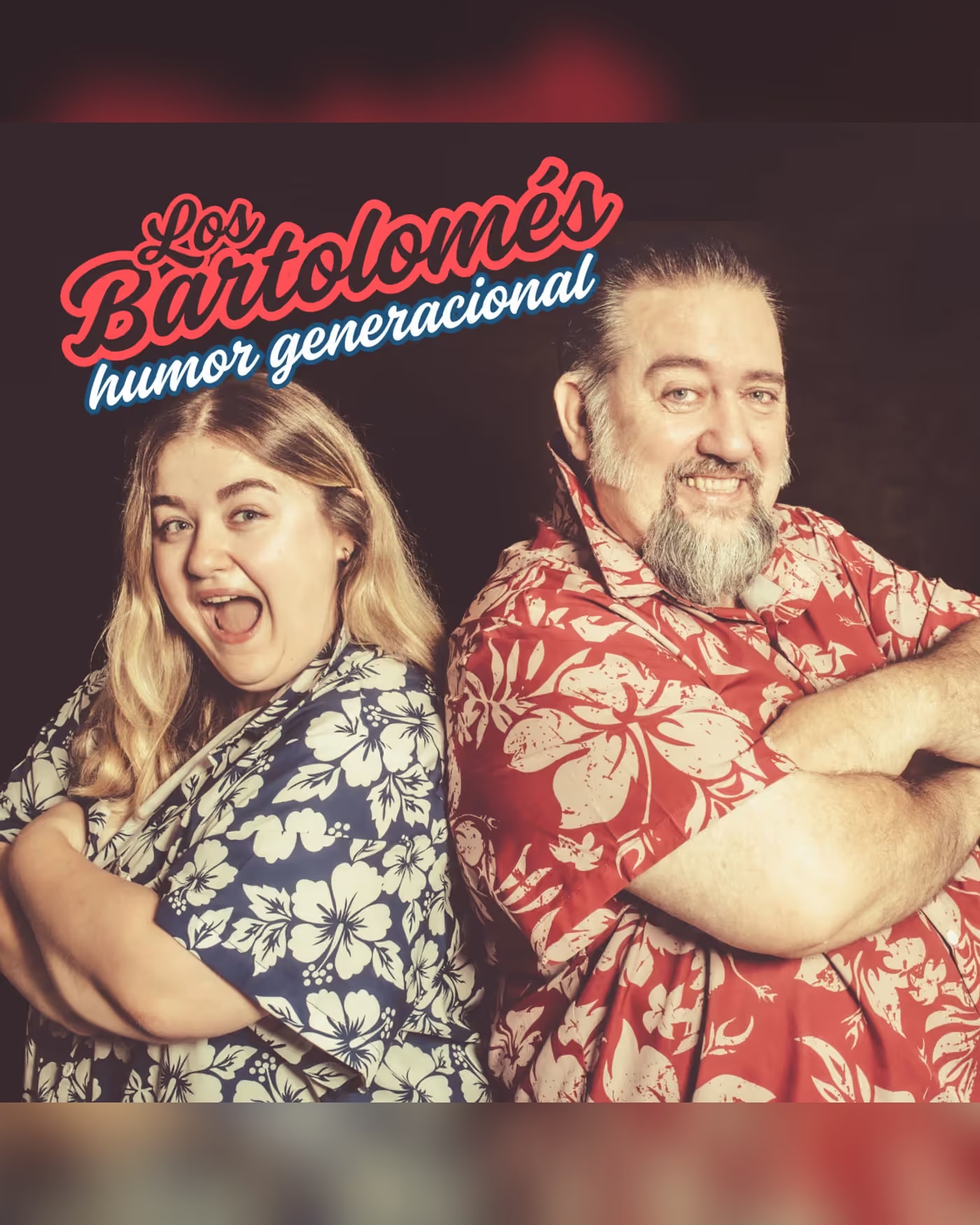 Poster for the show Los Bartolomés en Madrid, Teatro Soho Madrid
