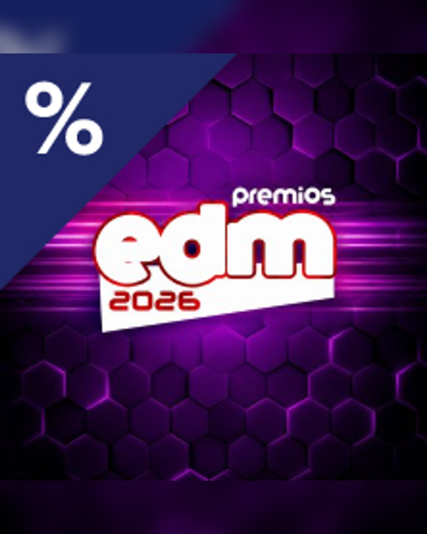 Cartel del concierto Premios EDM Radio 2026, Sala Clamores