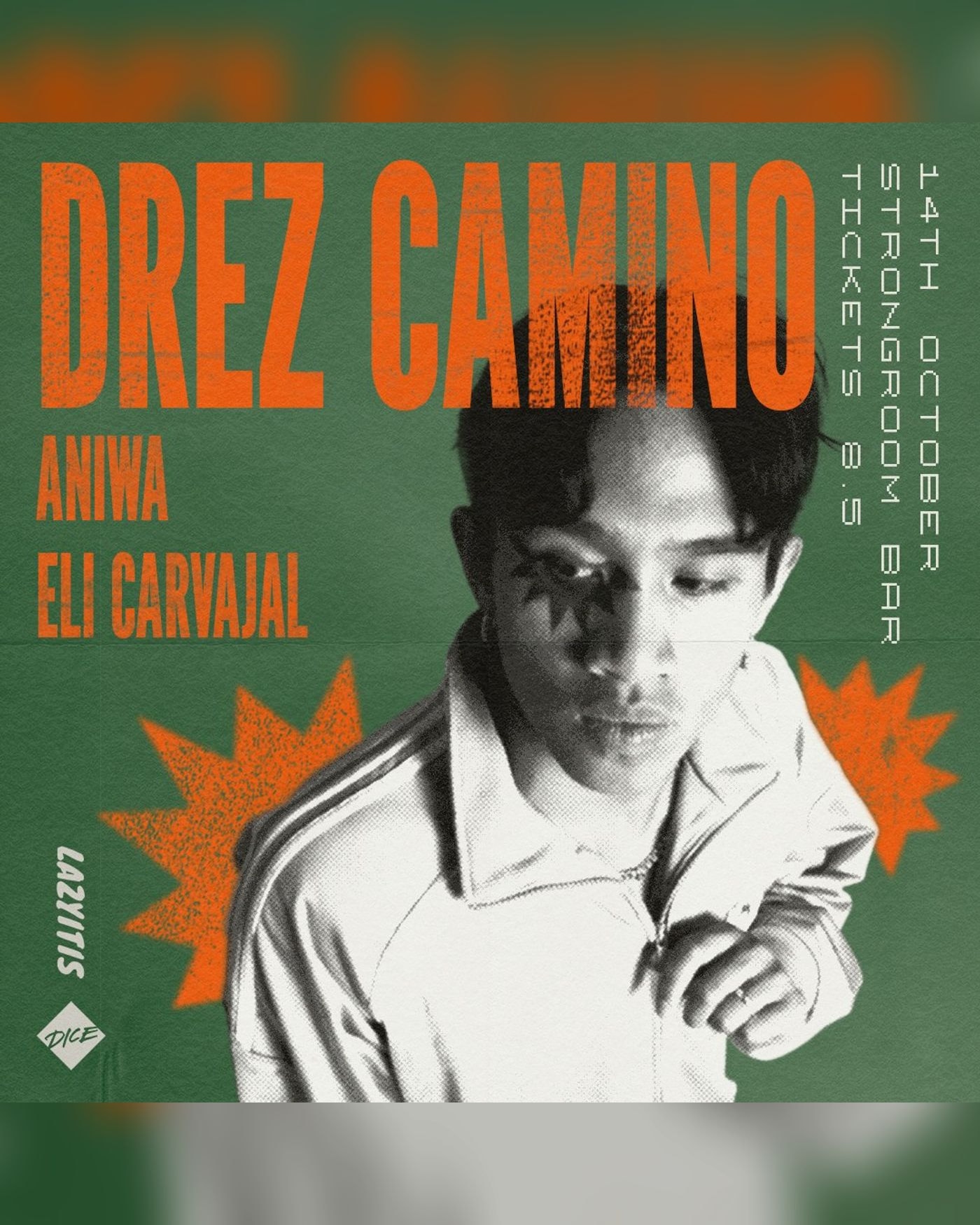Affiche du Konzert Drez Camino + Aniwa + Eli Carvajal, Strongroom