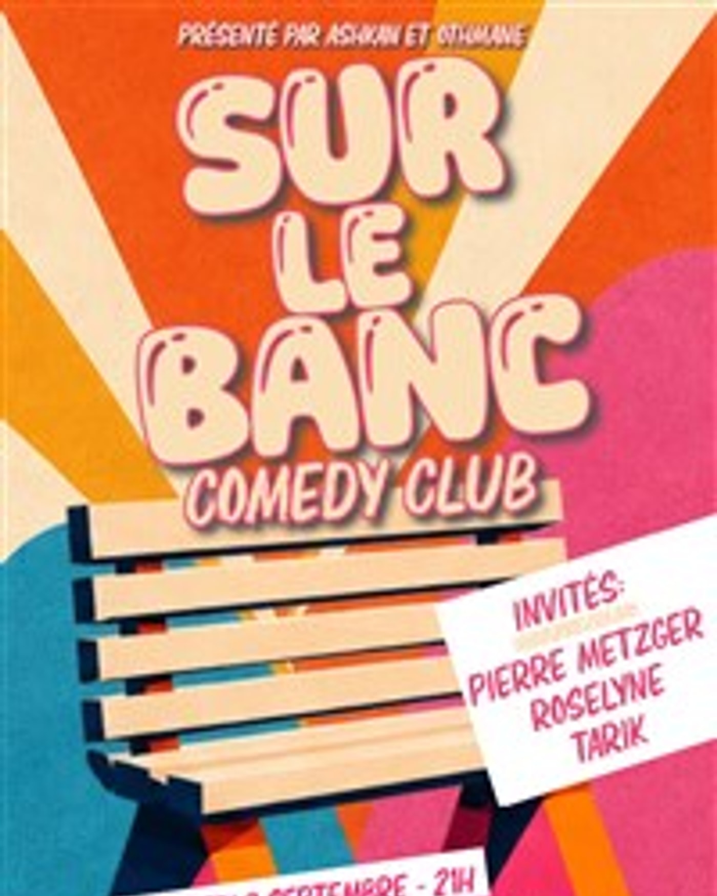 Affiche de l’Aufführung Sur le banc, Les Marquises