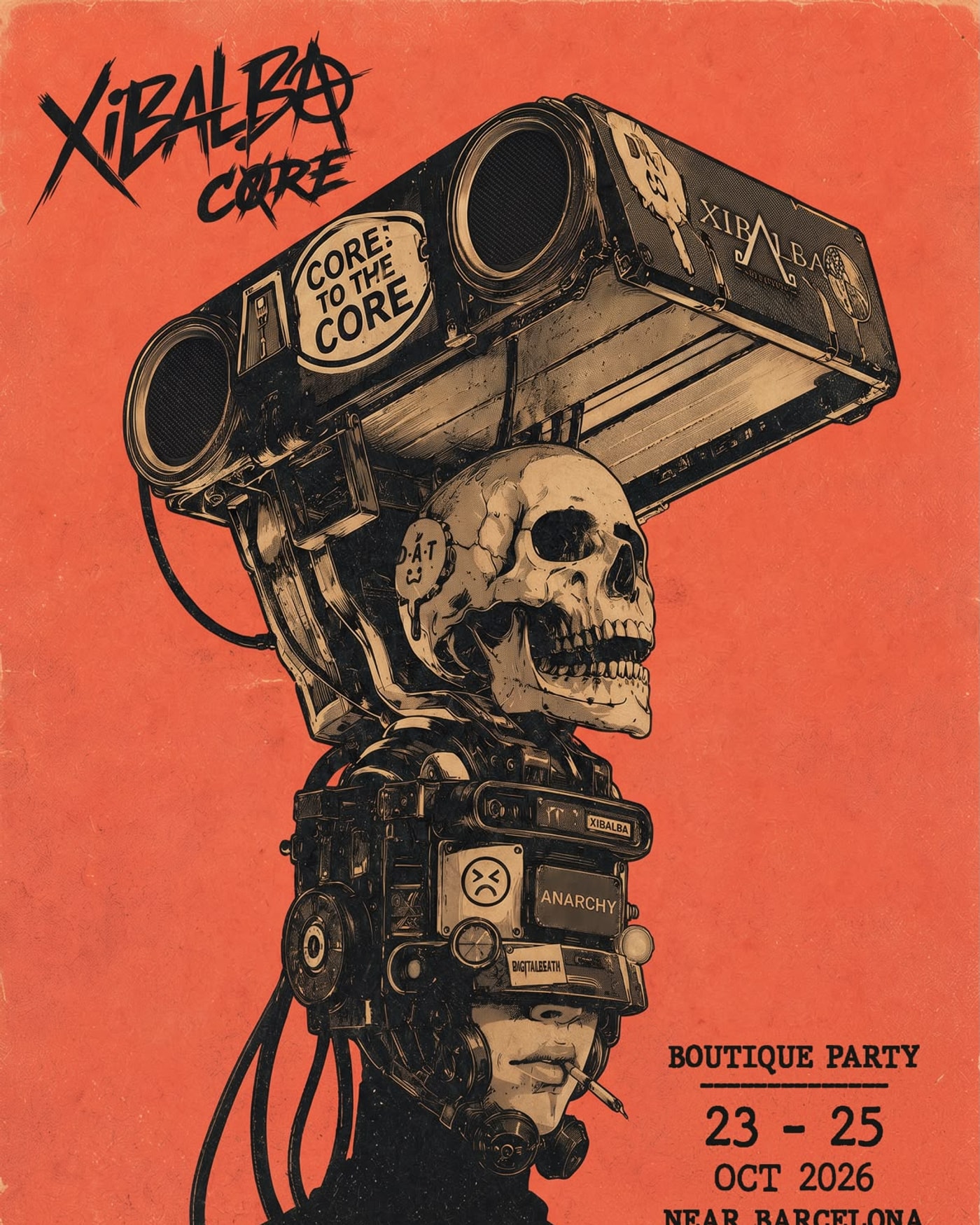 Cartel del concierto Xibalba Core - Boutique Party - Spain 2026, TBA - Near Berguedà
