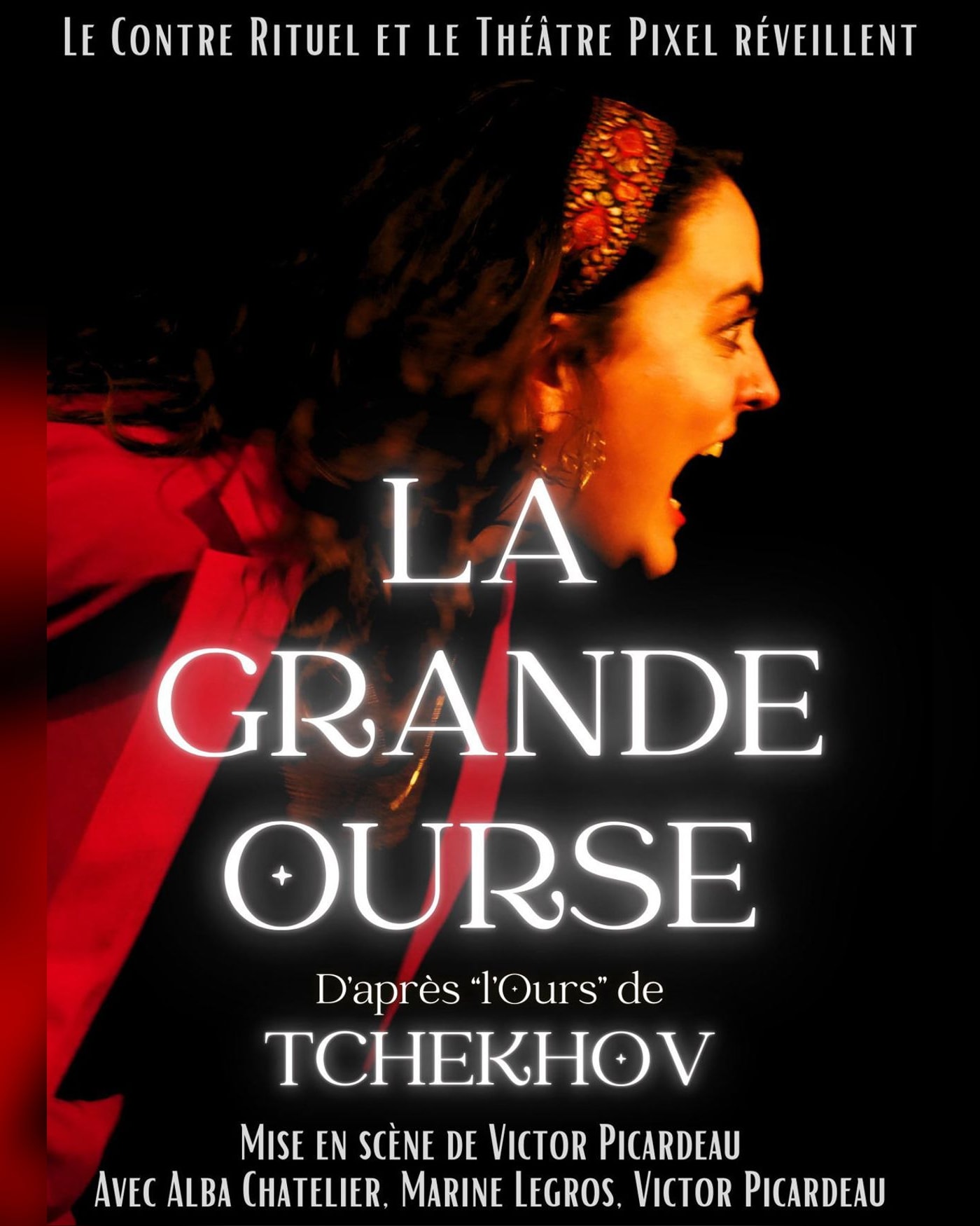 Cartel del espectáculo La Grande Ourse, Théâtre Pixel
