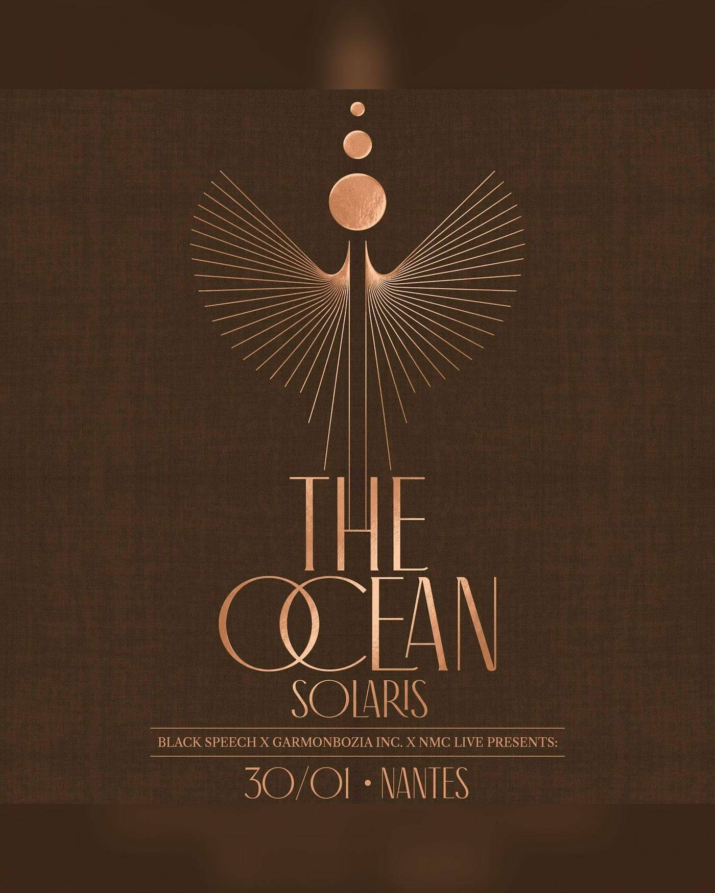 Affiche du concert The Ocean, Le Ferrailleur