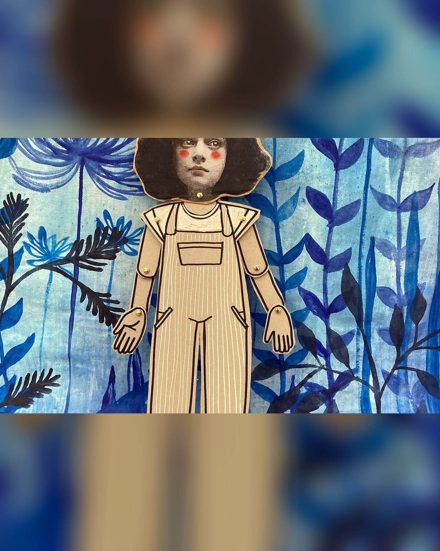 Locandina - L'Histoire de Madeleine Moineau - Spettacolo di kamishibai poetico