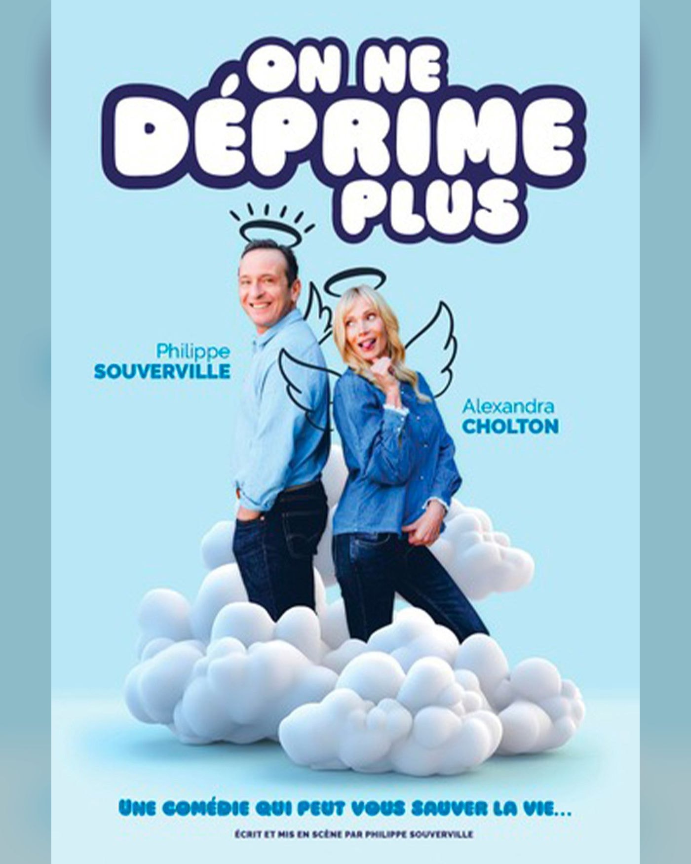 Cartel del espectáculo On ne déprime plus, Café Théâtre Le Citron Bleu
