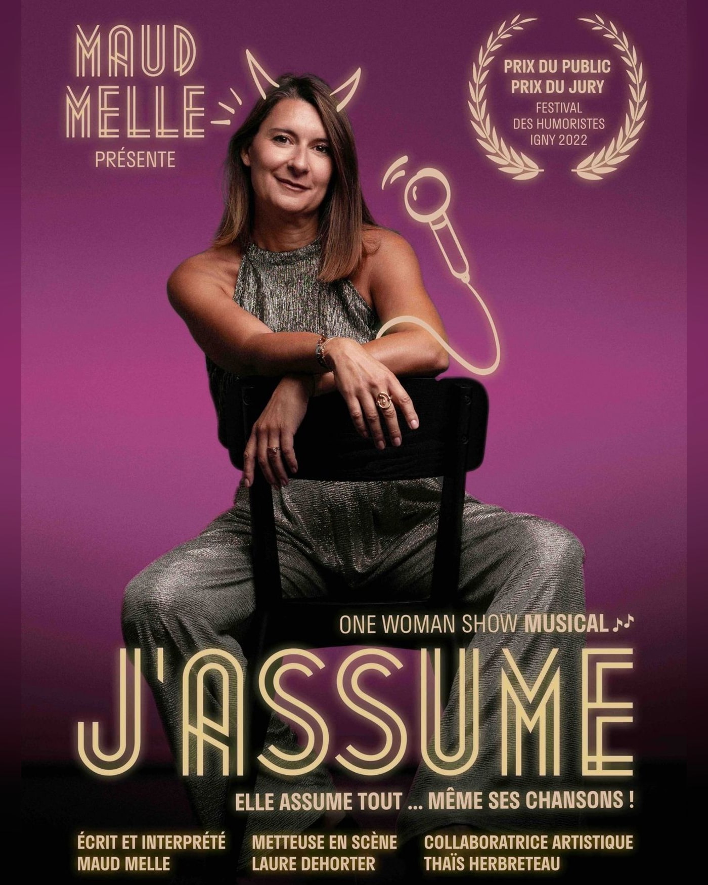 Cartel de Maud Mellé - J'Assume