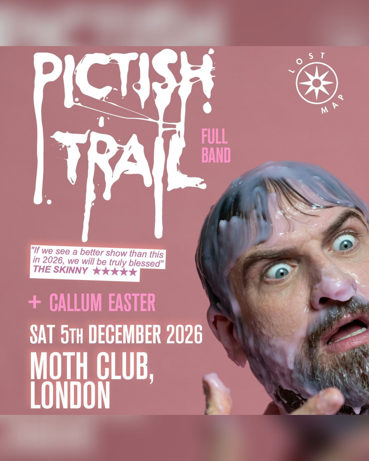 Affiche du concert Pictish Trail, Moth Club