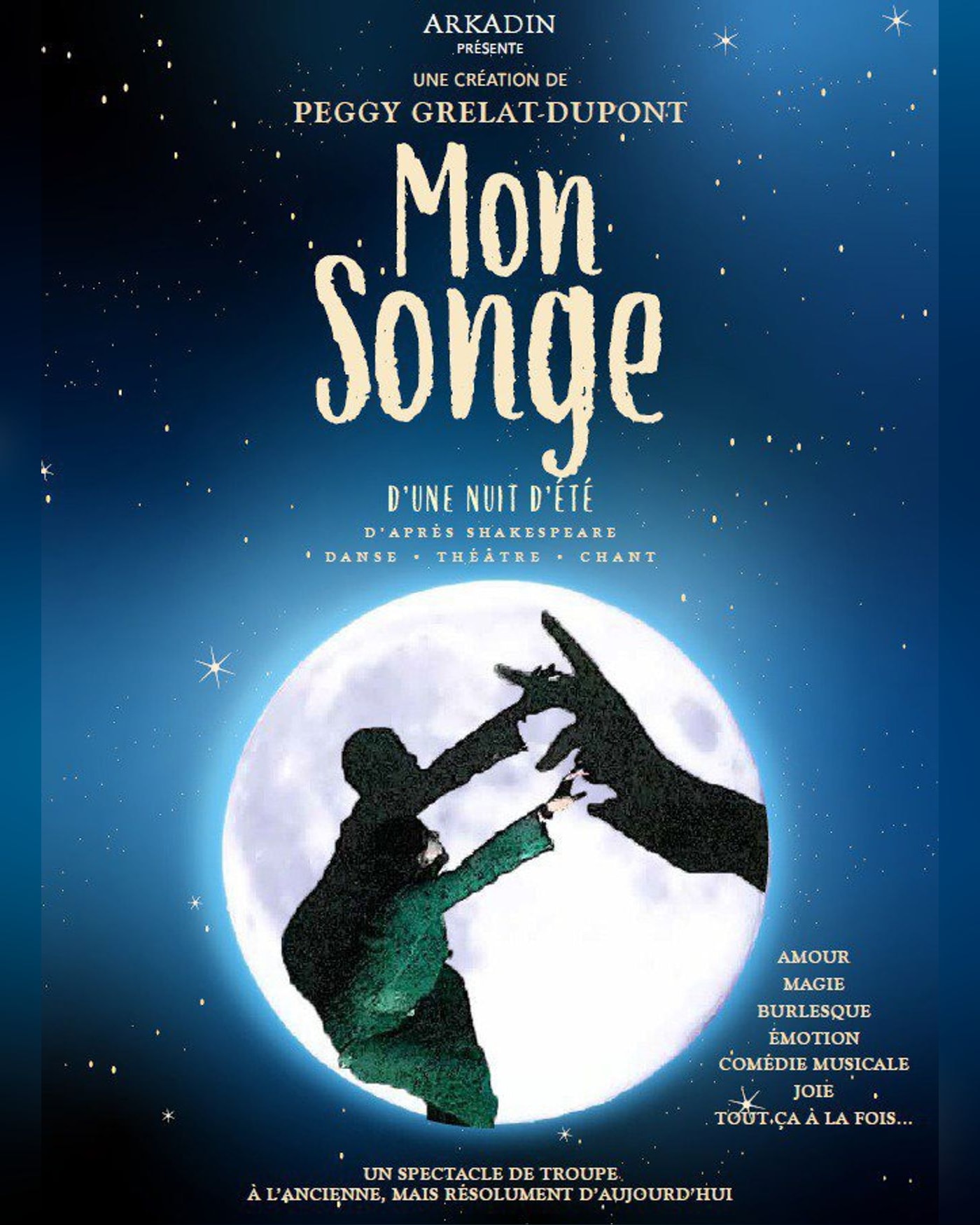 Cartel del espectáculo Mon Songe d'une Nuit d'Eté, Apollo Théâtre - Salle 360
