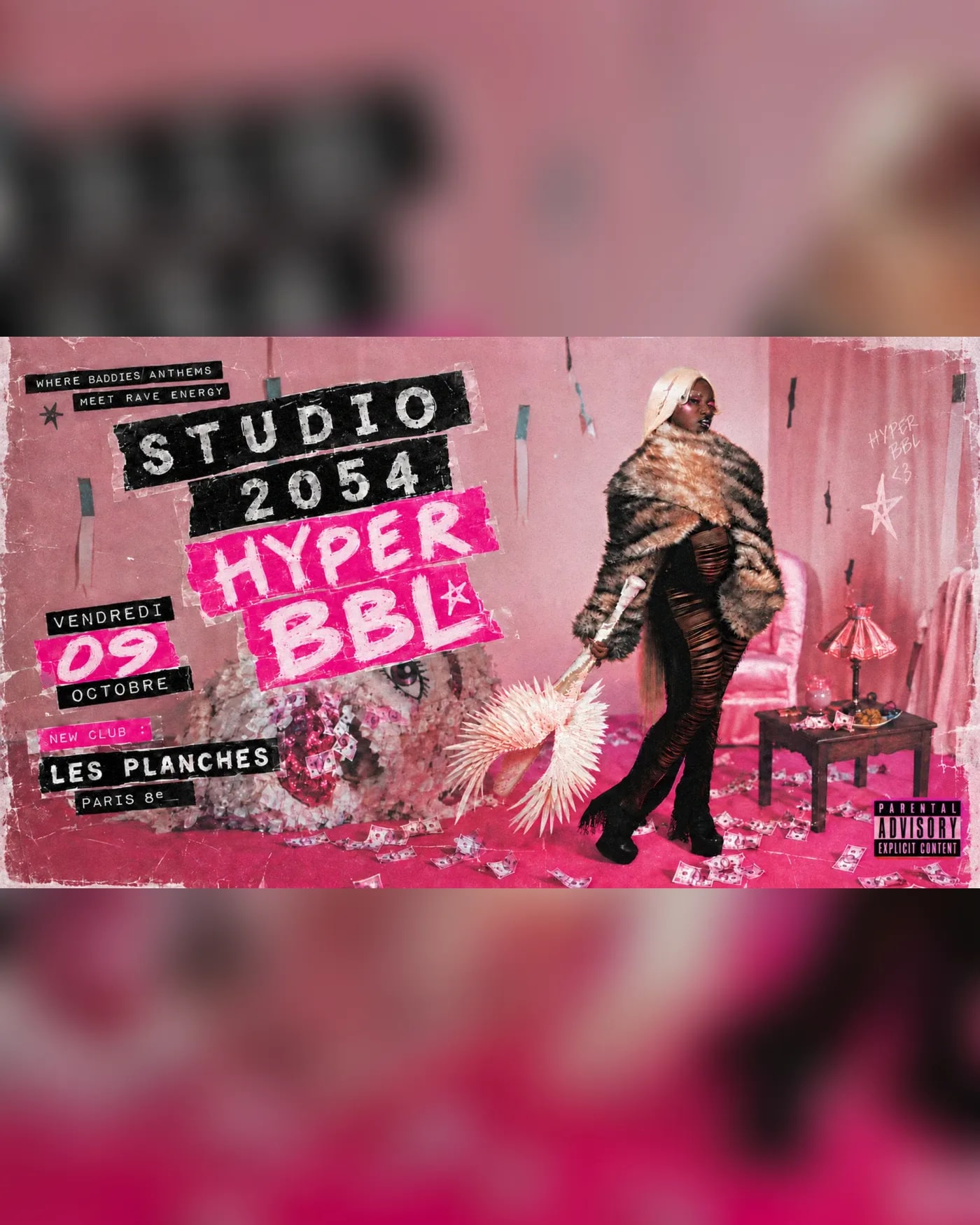 Affiche du Konzert Studio 2054 : Hyper BBL @ Les Planches