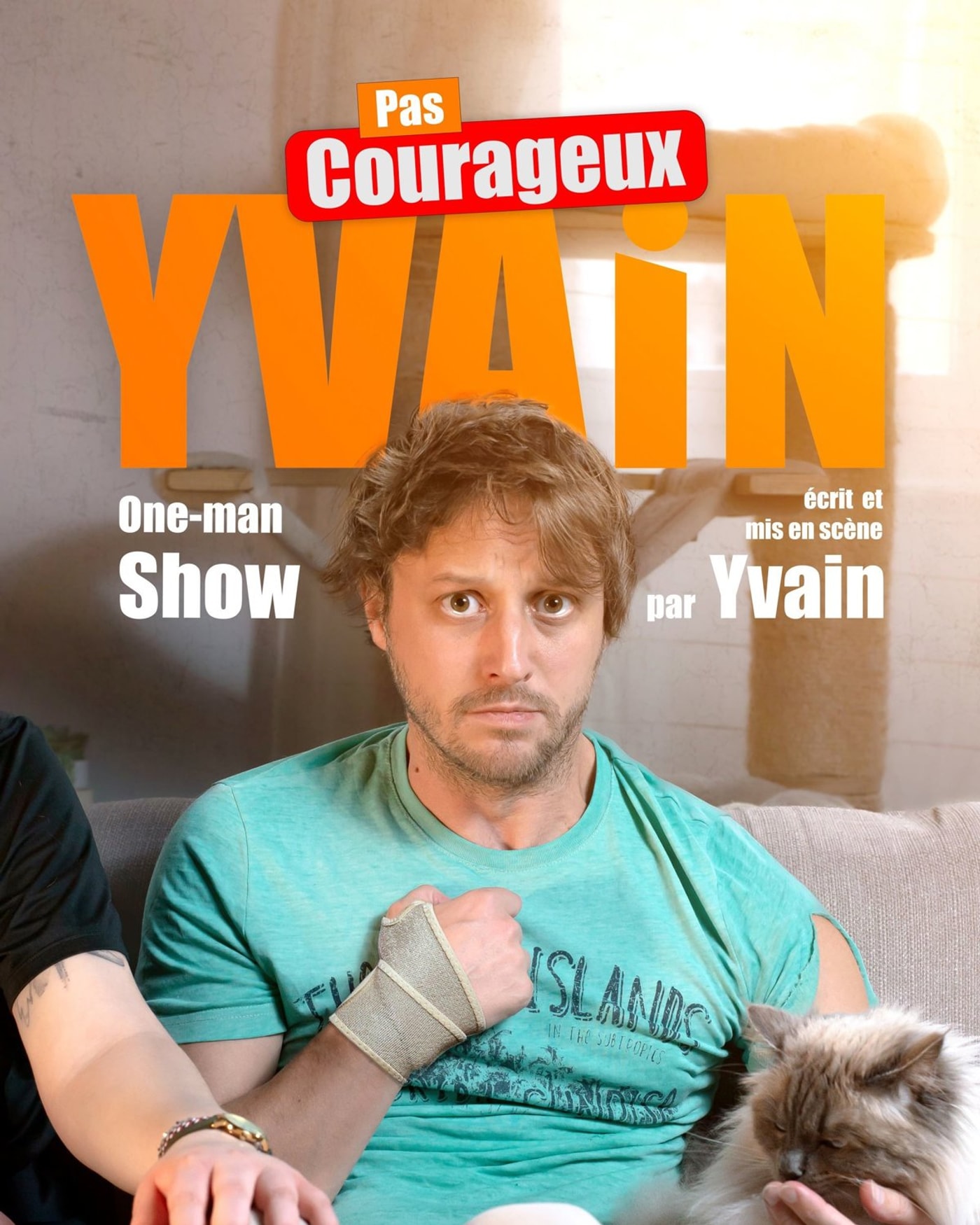 Cartel de Yvain Ducrocq - Pas Courageux